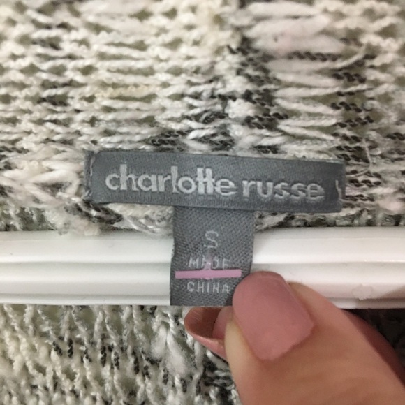 Women's Gray Open-Front Sweater - Picture 5 of 5